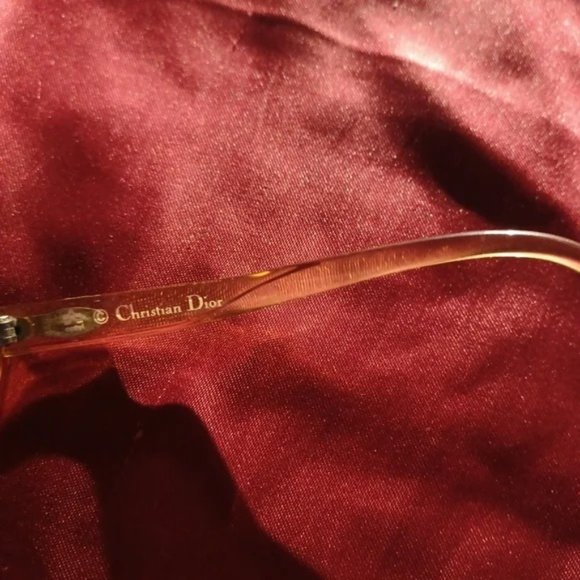 Rare 1970s 80s vintage Christian Dior monsieur 2076 large fashion glasses frames - Picture 8 of 10